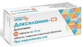 Доксиламин-СЗ, табл. п/о пленочной 15 мг №30