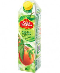 Сок Сады Придонья яблоко персик 1 л