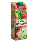 Сок, Сады Кубани 1 л виноград-яблоко