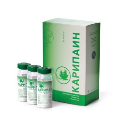Карипаин, сухой бальзам для тела с папаином и лизоцимом 1 г №10 флакон 10 мл