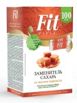 Заменитель сахара, Fit Parad (Фит Парад) 0.5 г №100 смесь подсластителей №17 со вкусом карамели стики в коробке