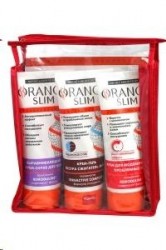 Набор Nicole Laboratory Оранж Слим №9 крем-скраб + крем для моделирования проблемных зон + крем-гель сжигатель жира 200 мл + 200 мл + 200 мл